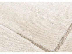 Alfombra interior - escandinavo con relieve - blanco - 80 x 150 cm - DIENA Beige Sale