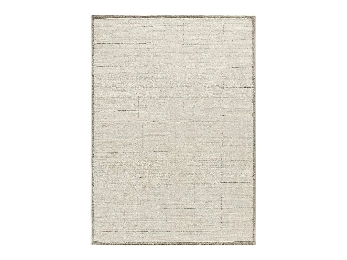 Outlet Alfombra interior - escandinavo - - 120 x 170 cm - CANDELA Crema