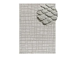 Alfombra interior - escandinavo con relieve - gris - 126 x 190 cm - JUNO Gris claro Best