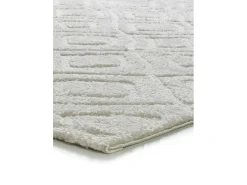 Alfombra interior - escandinavo con relieve - - 152 x 235 cm - JUNO Blanco