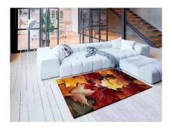 Hot Alfombra interior - floral - - 120 x 170 cm - KOBY Multicolor