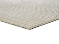 Online Alfombra interior - geométrico con relieve - - 120 x 170 cm - VERONA Crema