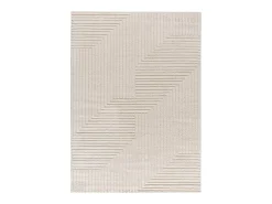 Online Alfombra interior - geométrico con relieve - - 120 x 170 cm - VERONA Crema