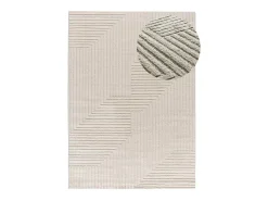 Online Alfombra interior - geométrico con relieve - - 120 x 170 cm - VERONA Crema