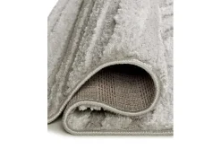 Alfombra interior - geométrico con relieve - gris - 152 x 235 cm - JUNO Gris claro Clearance