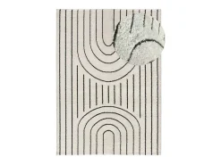 Alfombra De Salón-Alfombra interior - geométrico - - 140 x 200 cm - BLANCHE Blanco