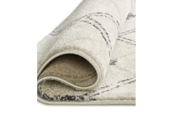 Alfombra interior - geométrico - / blanco - 80 x 200 cm - SIROCO Azul Online