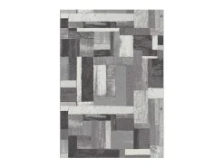 Alfombra interior - geométrico - - 190 x 280 cm - AMBER Gris Best