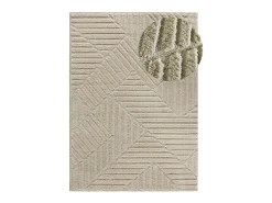 Alfombra De Salón-Alfombra interior - geométrico - - 80 x 150 cm - NUMA Beige