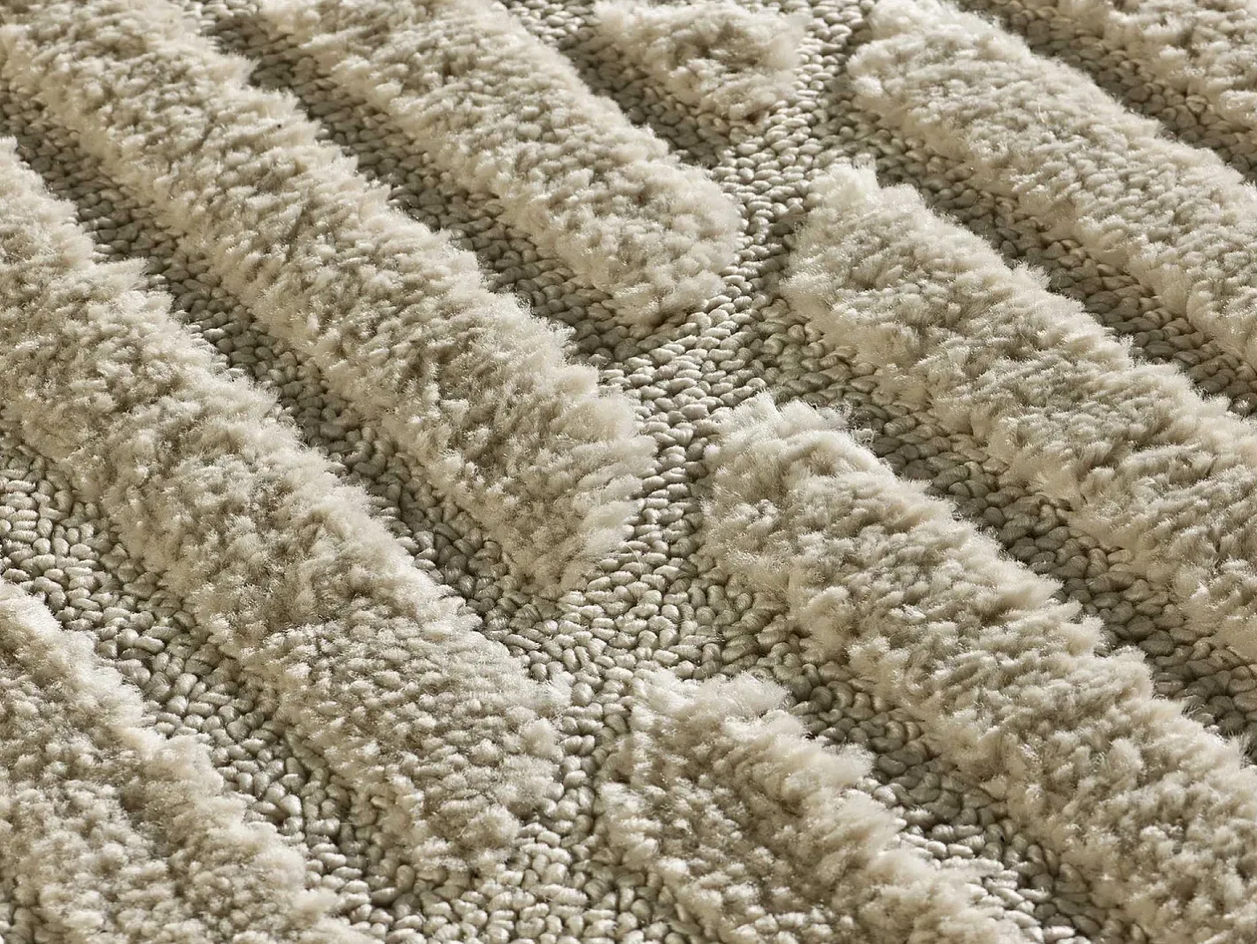 Alfombra De Salón-Alfombra interior - geométrico - - 80 x 150 cm - NUMA Beige
