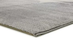 Alfombra interior - geométrico - plata - 80 x 150 cm - MONIC Gris Outlet