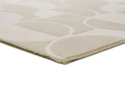 Sale Alfombra interior - geométrico con relieve - - 160 x 230 cm - FLORA Blanco