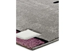 Alfombra De Salón-Alfombra interior - geométrico - lila / gris - 200 x 290 cm - DETROIT Gris / Violeta