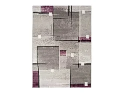 Alfombra De Salón-Alfombra interior - geométrico - lila / gris - 200 x 290 cm - DETROIT Gris / Violeta