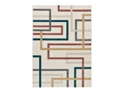 Alfombra De Salón-Alfombra interior - geométrico con relieve - - 80 x 150 cm - KARISMA Multicolor