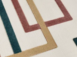 Alfombra De Salón-Alfombra interior - geométrico con relieve - - 80 x 150 cm - KARISMA Multicolor