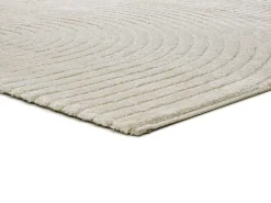 Alfombra De Salón-Alfombra interior - geométrico con relieve - - 160 x 230 cm - VERONA Crema