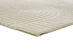 Online Alfombra interior - geométrico con relieve - - 160 x 230 cm - VERONA Crema