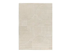 Online Alfombra interior - geométrico con relieve - - 160 x 230 cm - VERONA Crema