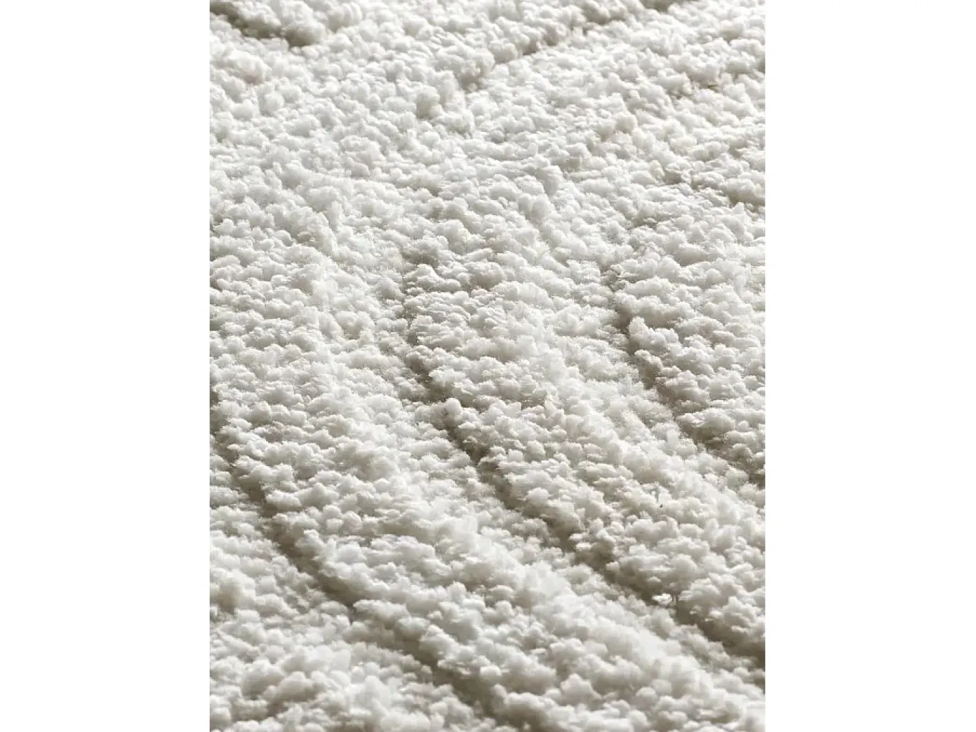 Discount Alfombra interior - geométrico con relieve - - 152 x 235 cm - JUNO Blanco