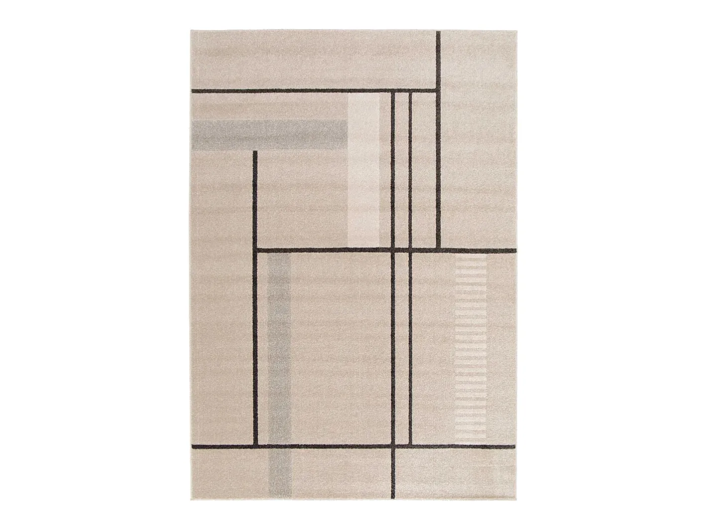 Alfombra De Salón-Alfombra interior - geométrico - - 80 x 150 cm - DOMUS Beige