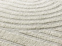 Alfombra De Salón-Alfombra interior - geométrico con relieve - plata - 160 x 230 cm - BARESA Plateado