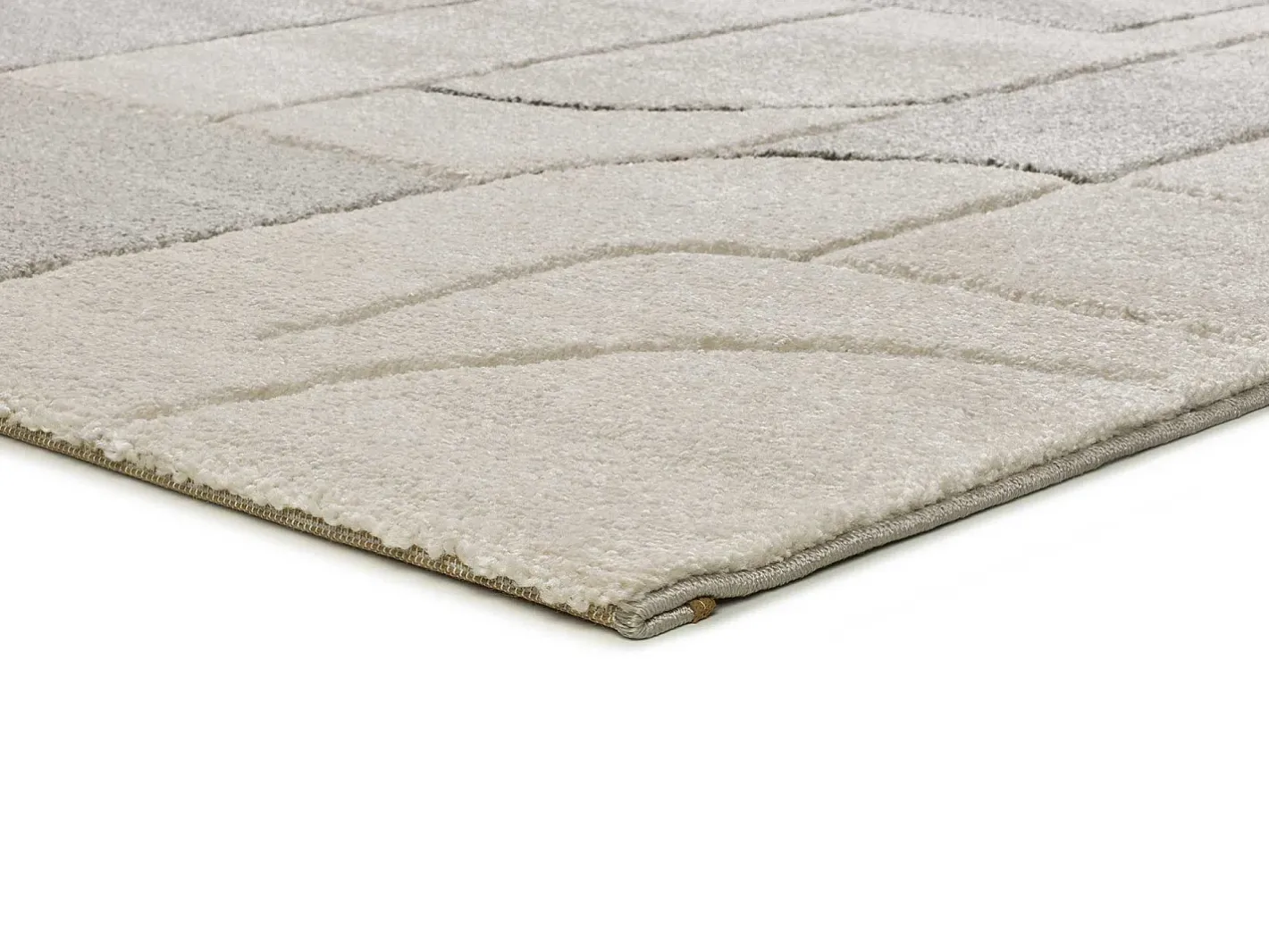New Alfombra interior - geométrico - - 160 x 230 cm - LENA Crema
