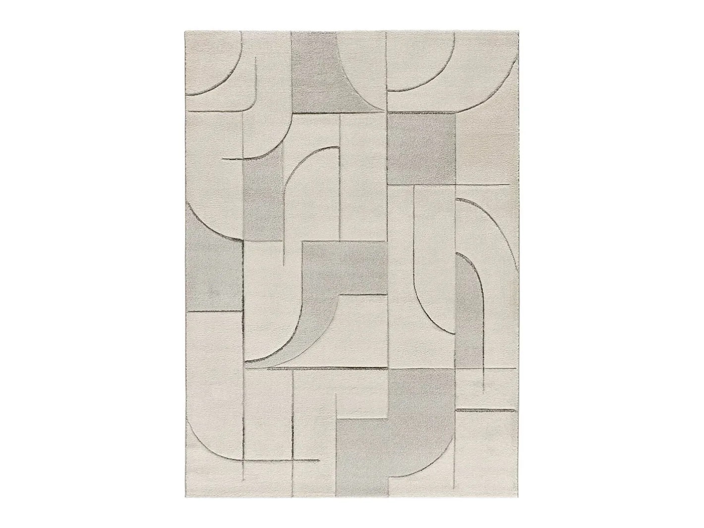 New Alfombra interior - geométrico - - 160 x 230 cm - LENA Crema