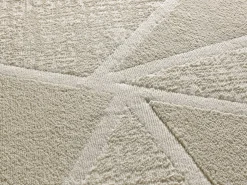 Alfombra interior - geométrico - - 133 x 190 cm - SENSATION Blanco Outlet