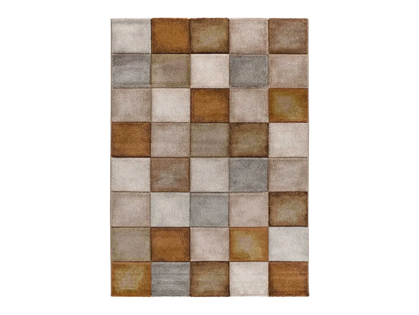 Alfombra De Salón-Alfombra interior - geométrico - caldera - 200 x 290 cm - LENA Cobrizo