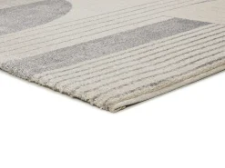 Alfombra De Salón-Alfombra interior - geométrico - beige / gris - 80 x 150 cm - PORTO Gris / Beige