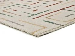 Alfombra De Salón-Alfombra interior - geométrico - multicolor - 200 x 290 cm - BERUTI Beige / Multicolor