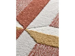 Online Alfombra interior - geométrico con relieve - caldera - 160 x 230 cm - AMARA Cobrizo