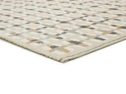 Sale Alfombra interior - geométrico con relieve - multicolor - 133 x 190 cm - BARESA Beige
