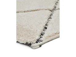 Discount Alfombra interior - geométrico - - 120 x 170 cm - SWANSEA Blanco
