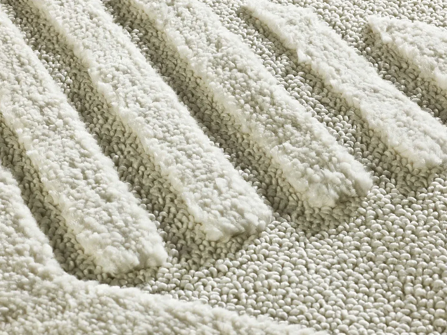 Alfombra interior - geométrico - - 120 x 170 cm - NUMA Crema