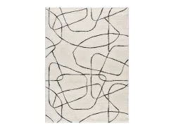 Hot Alfombra interior - geométrico - - 160 x 230 cm - BLANCHE Blanco