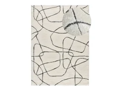 Hot Alfombra interior - geométrico - - 160 x 230 cm - BLANCHE Blanco