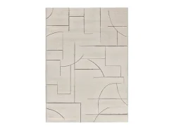 Alfombra De Salón-Alfombra interior - geométrico - - 120 x 170 cm - LENA Crema