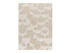 Alfombra De Salón-Alfombra interior - geométrico con relieve - - 133 x 190 cm - FLORA Blanco