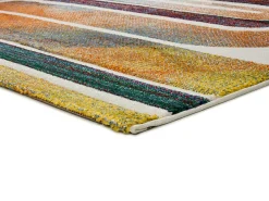 Alfombra De Salón-Alfombra interior - geométrico - multicolor - 160 x 230 cm - SYBIL Naranja / Verde / Azul / Beige / Amarillo / Multicolor