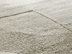 Alfombra interior - geométrico con relieve - - 160 x 230 cm - VERONA Crema Clearance
