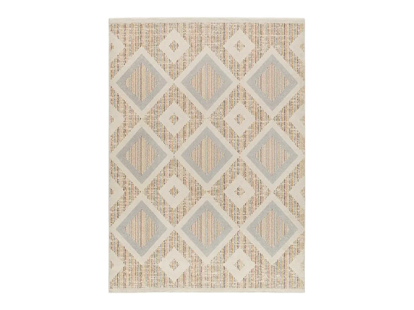 Alfombra interior - geométrico - - 133 x 190 cm - SIROCO Multicolor Clearance