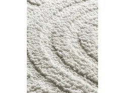 Alfombra interior - geométrico con relieve - - 190 x 285 cm - JUNO Blanco New