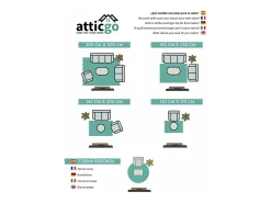 Best Alfombra interior - infantil nube - plata - 80 x 120 cm - CANDY Plateado