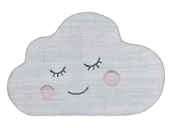 Best Alfombra interior - infantil nube - plata - 80 x 120 cm - CANDY Plateado