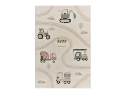 Sale Alfombra interior - infantil coches y carreteras - - 120 x 170 cm - CLOWN Multicolor
