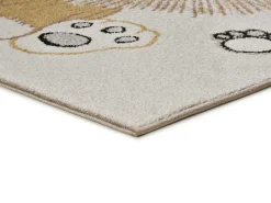 Alfombra Infantil-Alfombra interior - infantil león - - 120 x 170 cm - BEATS Blanco