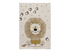 Alfombra Infantil-Alfombra interior - infantil león - - 120 x 170 cm - BEATS Blanco