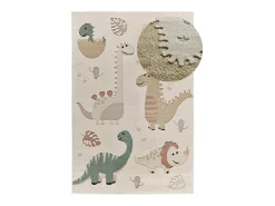 Alfombra Infantil-Alfombra interior - infantil dinosaurios - - 120 x 170 cm - CLOWN Multicolor